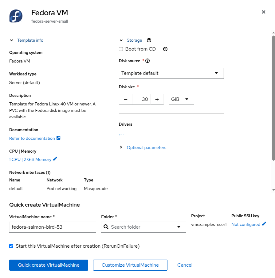 14 Create VM Quick
