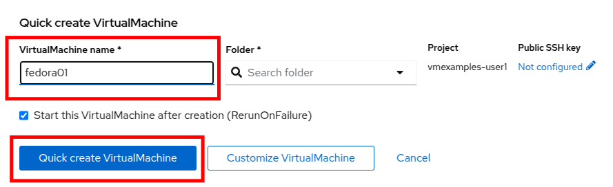 15 Create VM Quick Name